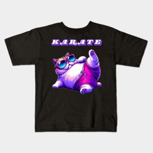 Karate cat Kids T-Shirt